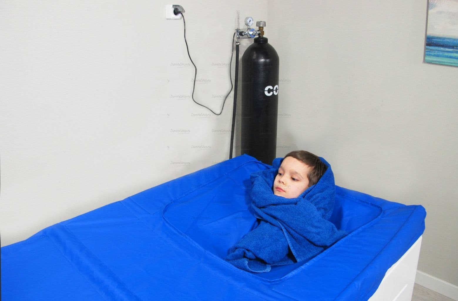 Пароуглекислая ванна «Оккервиль Комби» (с дверцей)  Physiotechnica 