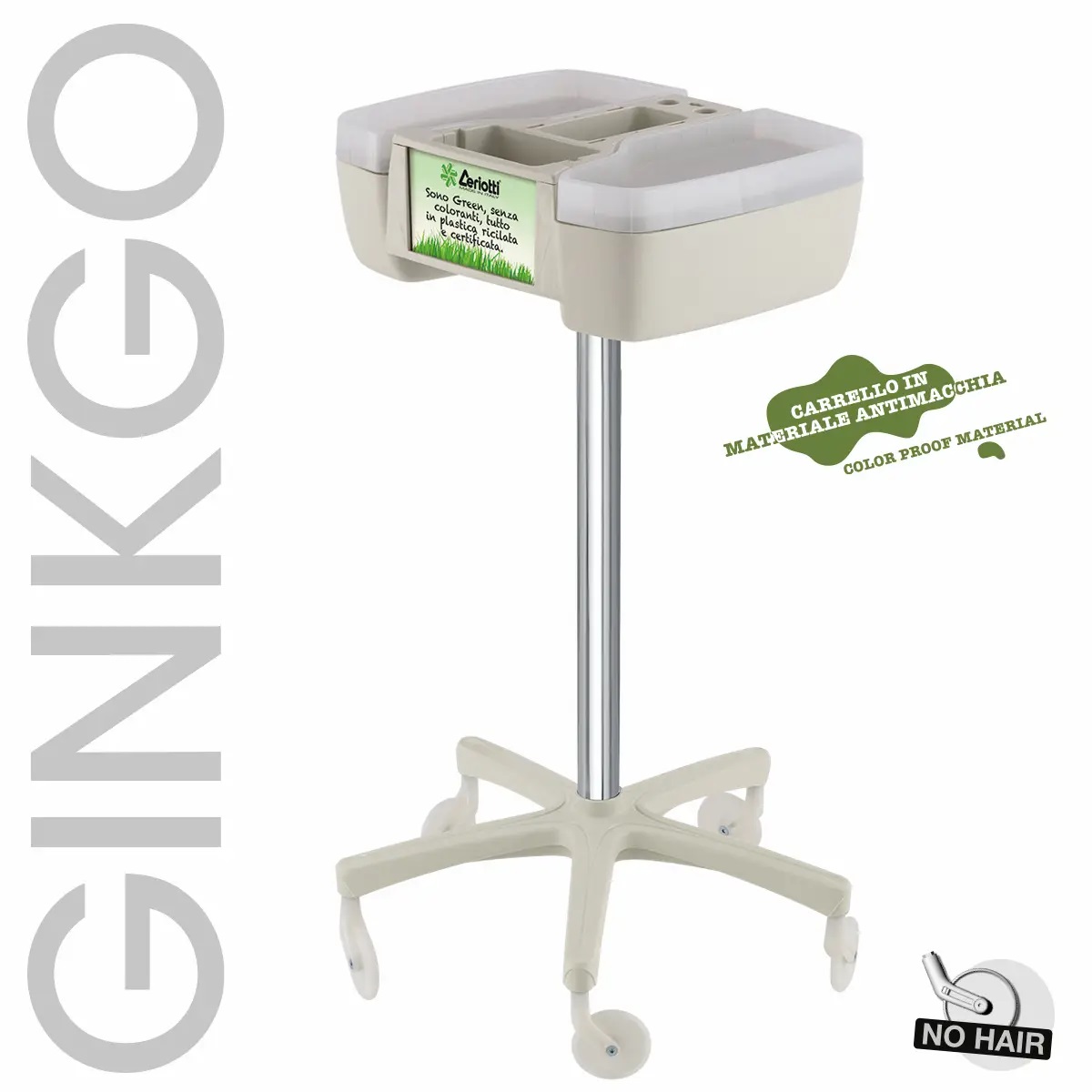 Многофункциональная тележка для окрашивания на колесиках GINKGO фотография купить