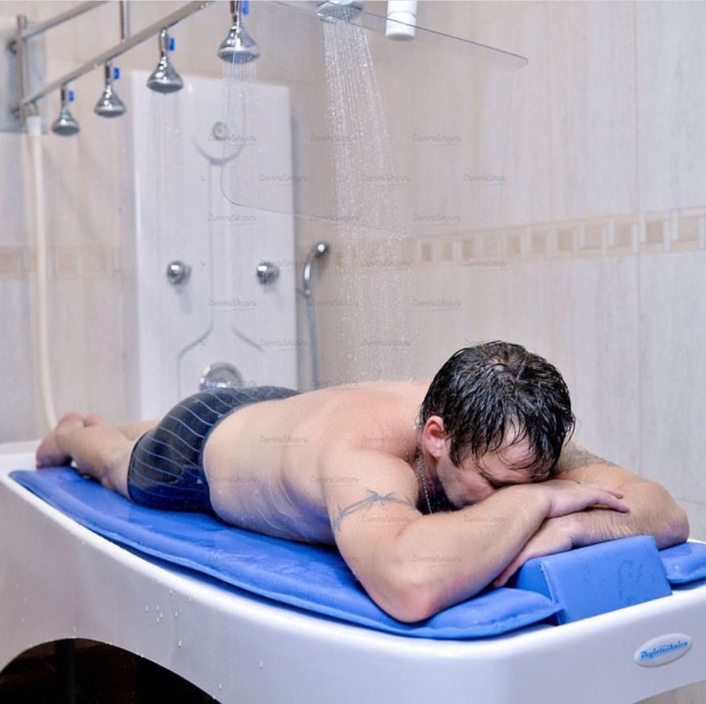Душ Виши с кушеткой (модель 03) картинки Physiotechnica Душ виши 03 