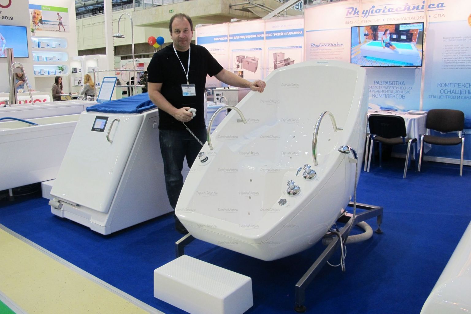 Ванна водолечебная поворотная «Неман»  Physiotechnica 