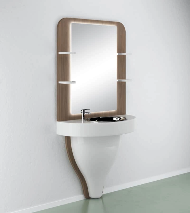 Парикмахерское зеркало CURVE BARBIERE 9840